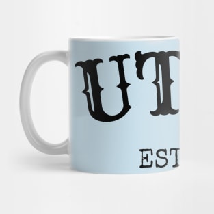 Utah Est 1896 Mug